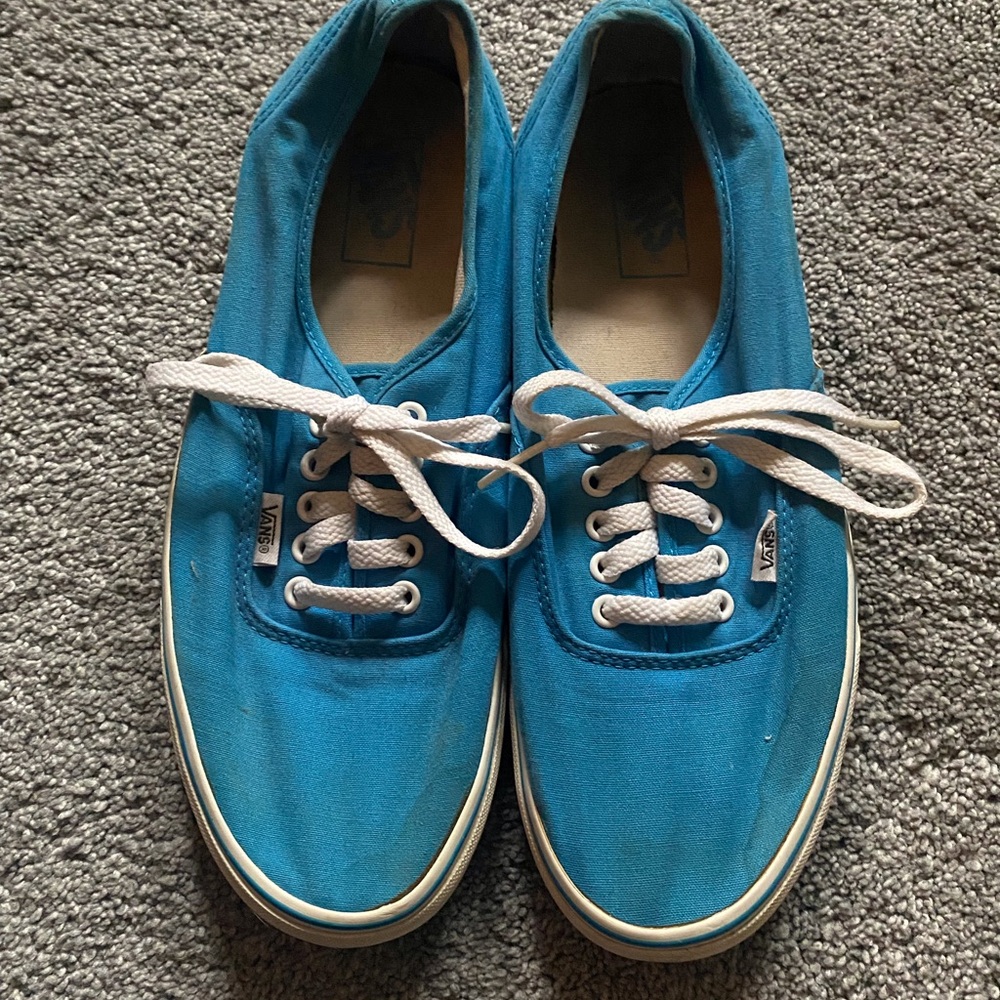 Blue vans 10.5